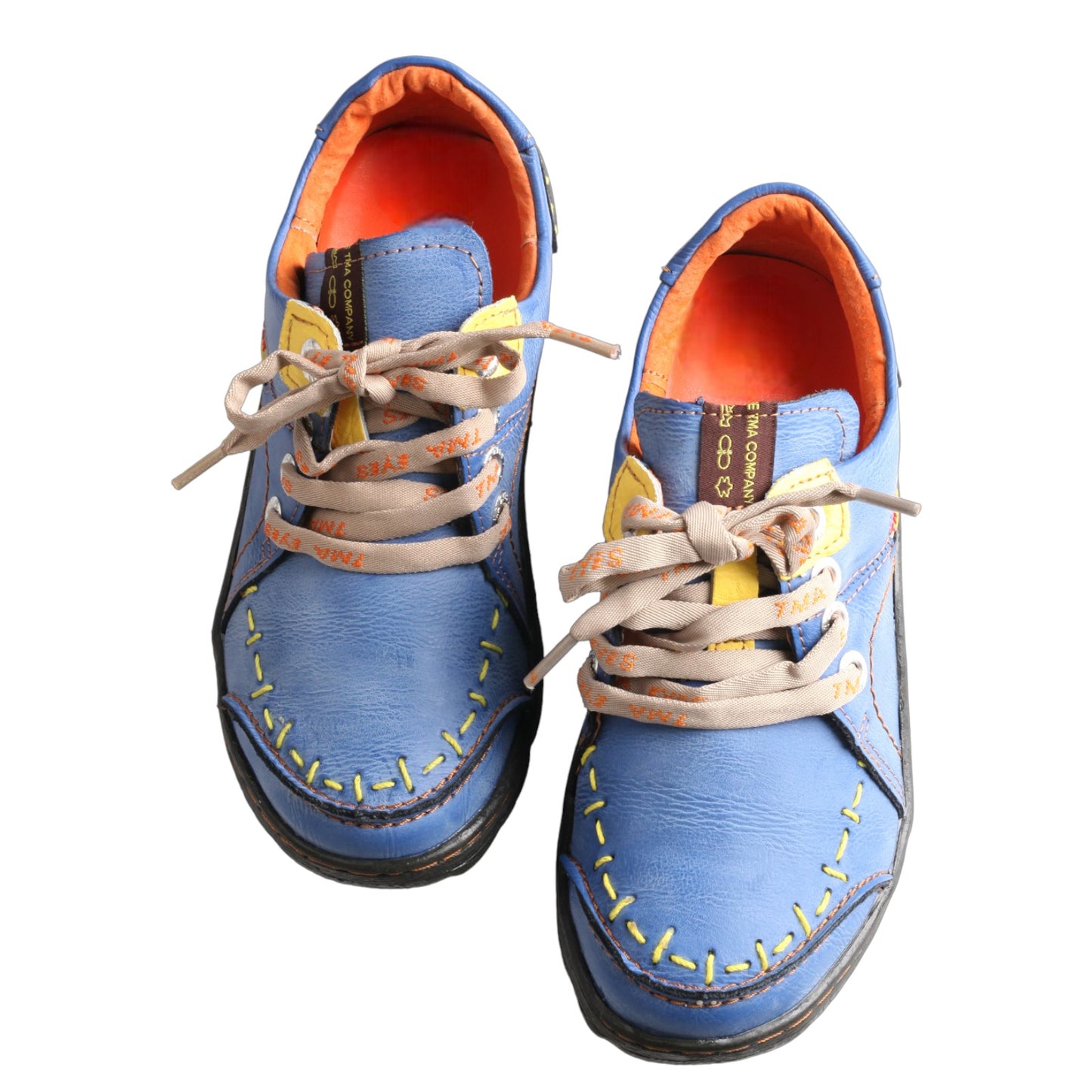 Blue Breezers – Wide Fit Supportive Leather Shoes for Easy All-Day Wear 💙✨