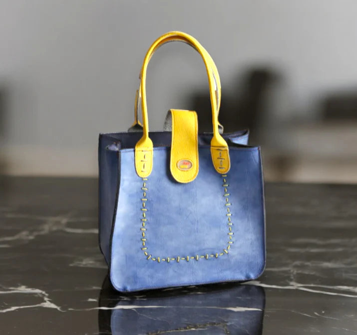 Plum Poise Tote | Olive Opulence Tote | Blue Bliss Tote