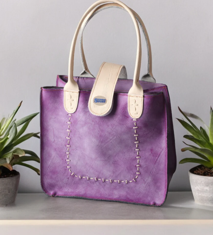 Plum Poise Tote | Olive Opulence Tote | Blue Bliss Tote