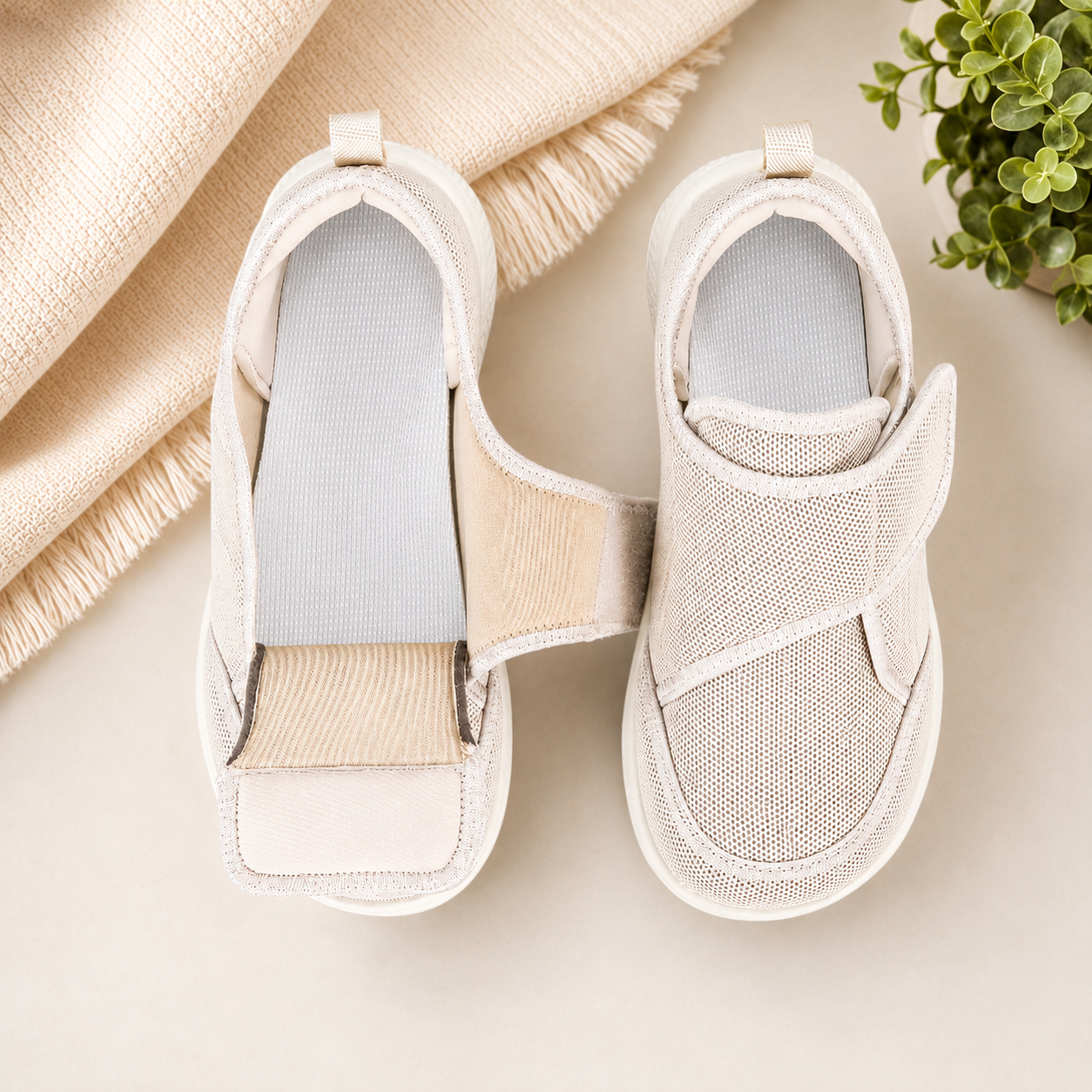 Groovy Glides™ Simple Slide-Ins | Wide Fit - Wide Toe Easy Access Shoes