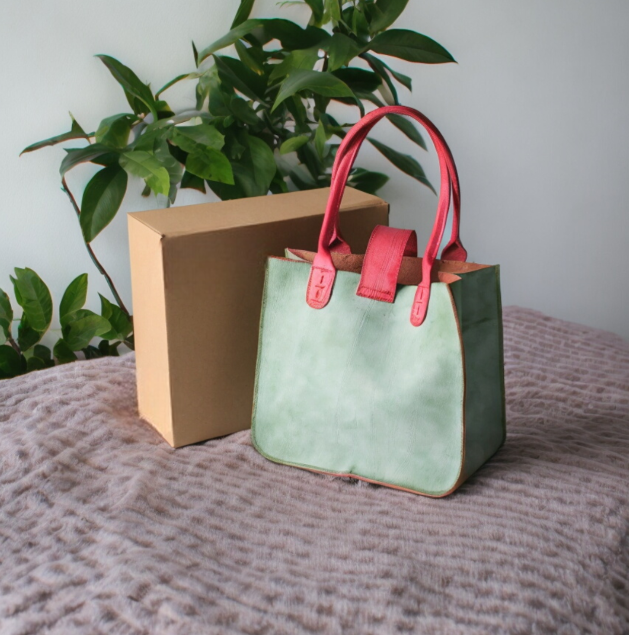 Plum Poise Tote | Olive Opulence Tote | Blue Bliss Tote