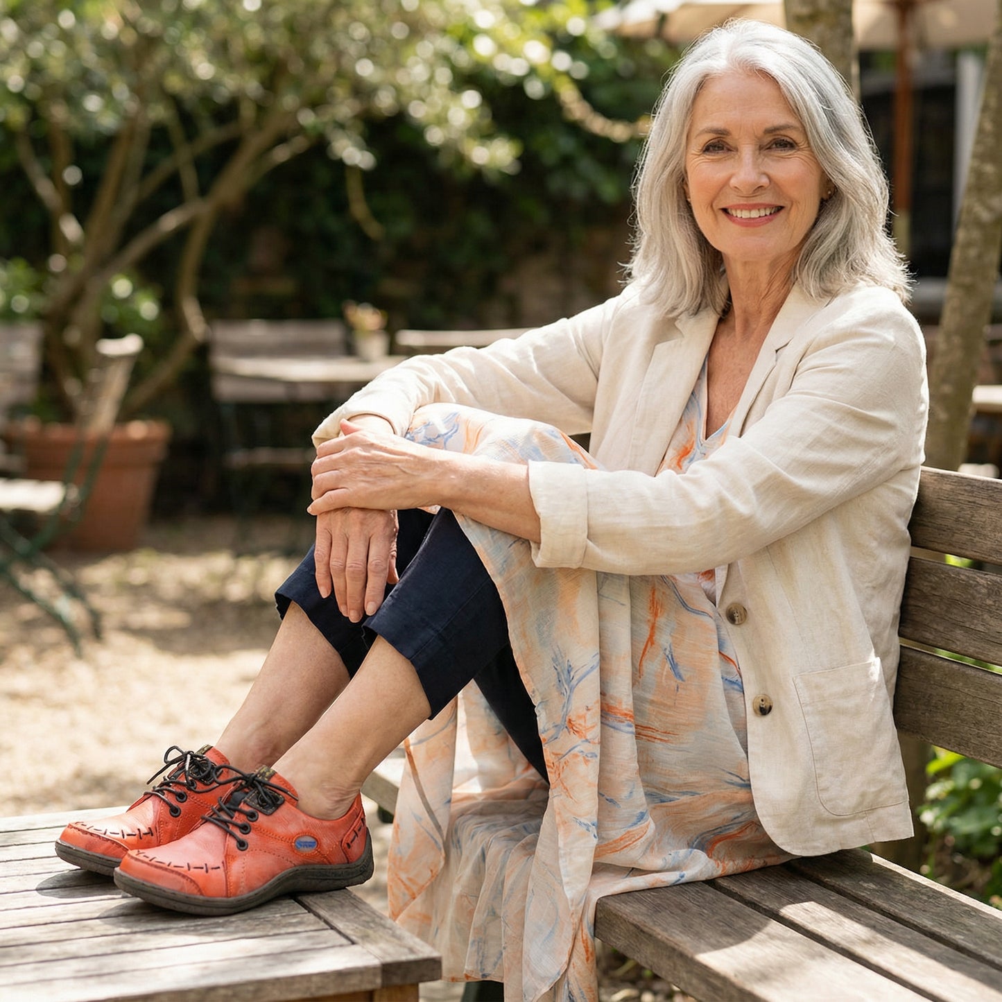 Tangerine Trotters – A Splash of Sunshine for Your Steps! 🍊✨